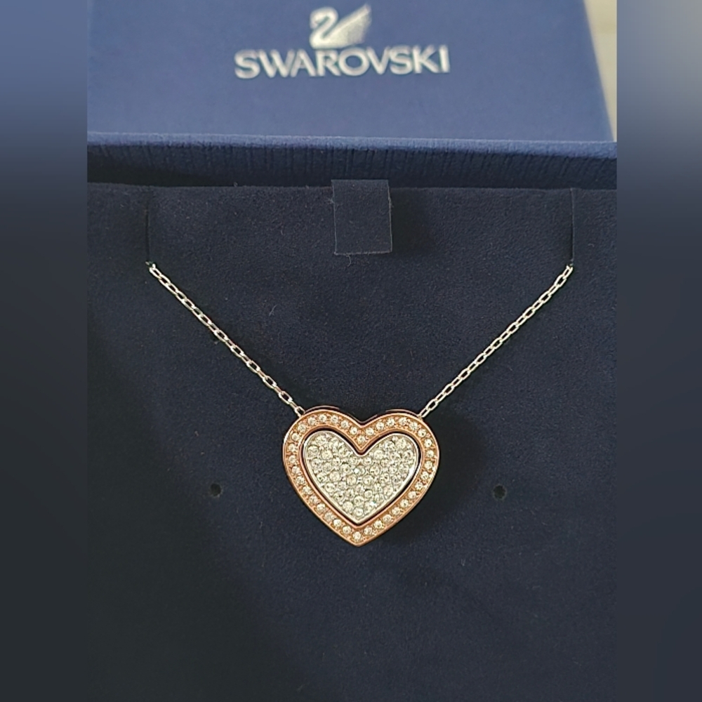 Swarovski Cupid Two Tone  Pendant Necklace 5113778
